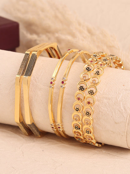 The Zariya Stack (Set of 6 Pcs / 3 Pairs)