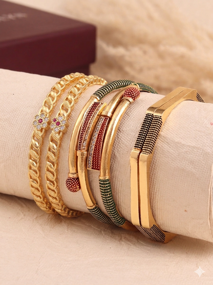 The Riyana Stack (Set of 6 Pcs / 3 Pairs)